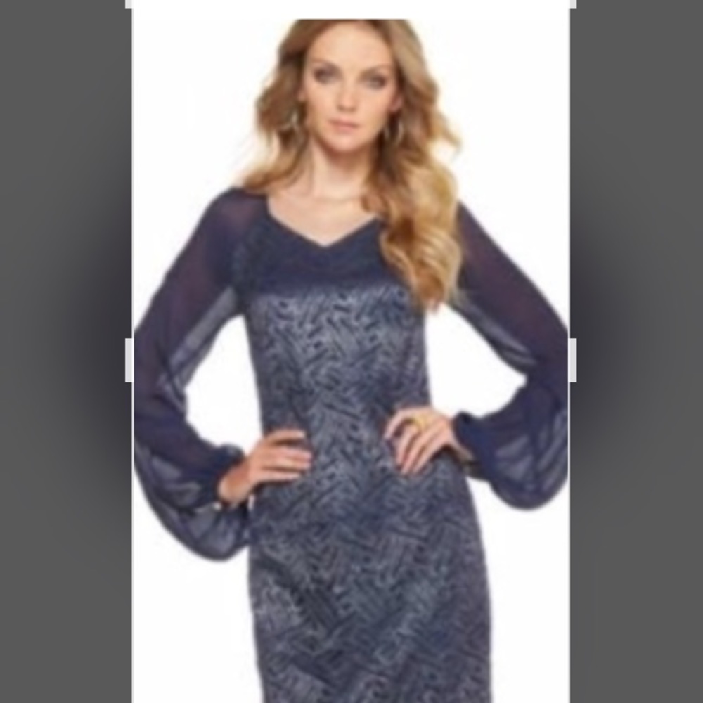 Lilly Pulitzer Midnight Blue Long Sleeve Dress.
